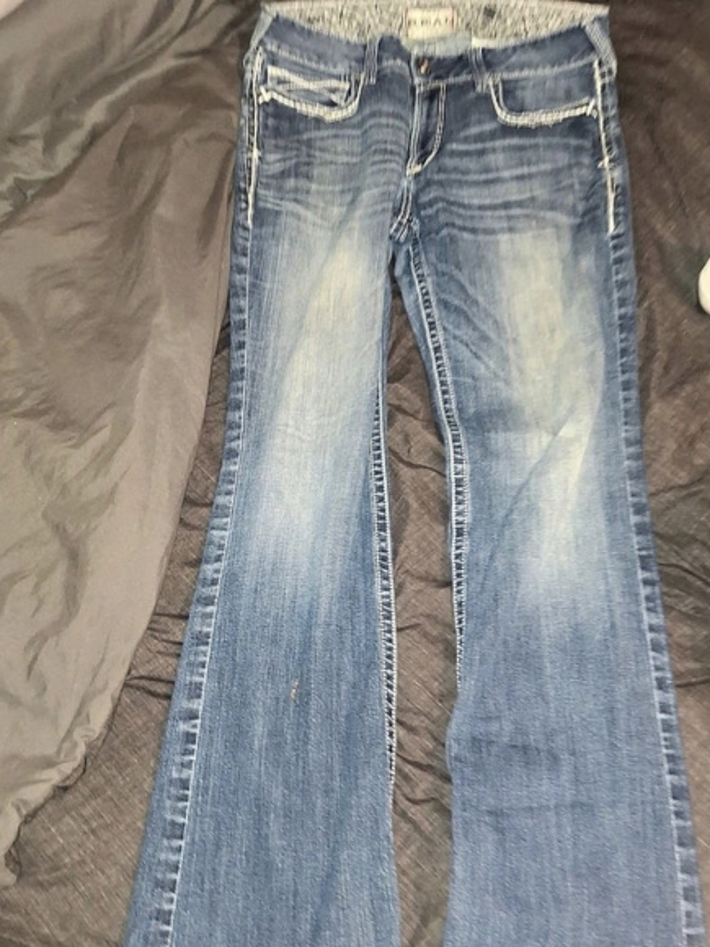 Ariat Real Denim Boot Cut Jeans Blue Small